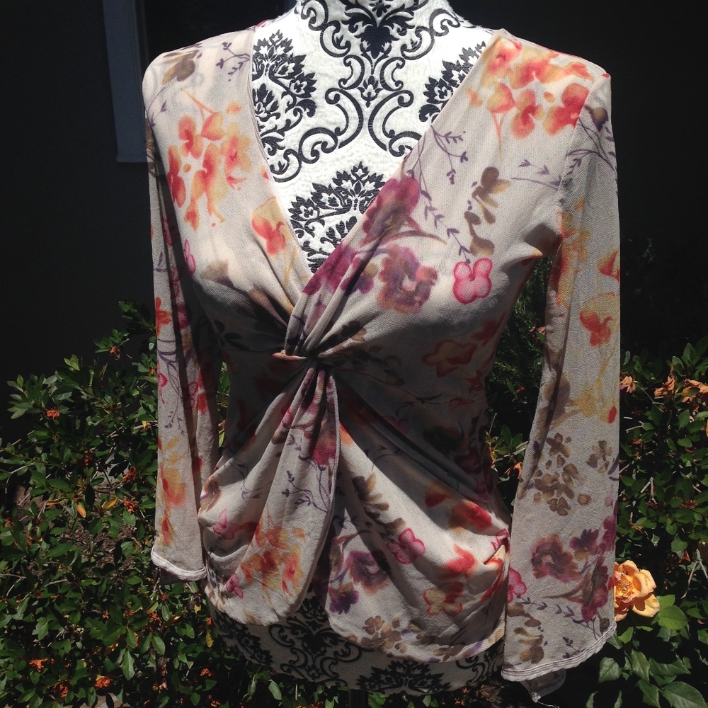 Sweet Pea Floral Print Top